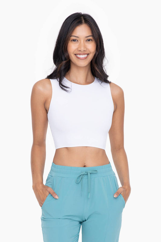 Cropped Fitted Muscle Tee